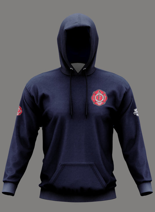 AAFD Performance Hoodie ~ Standard Navy Blue