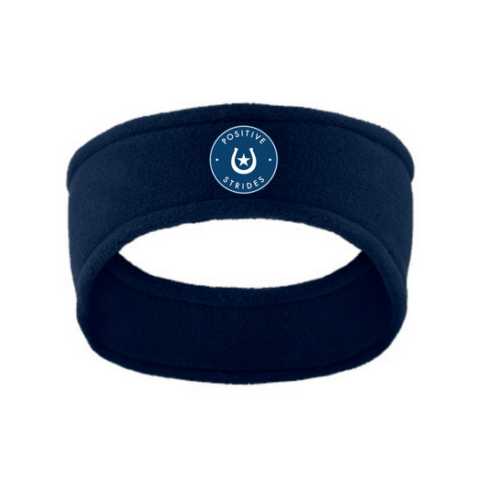 Positive Strides Embroidered Stretch Fleece Headband {2 Color Options}