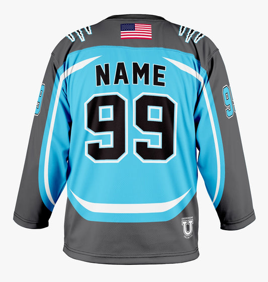 Delmarva Raptors Official Game Jersey - Away Jersey (Blue)