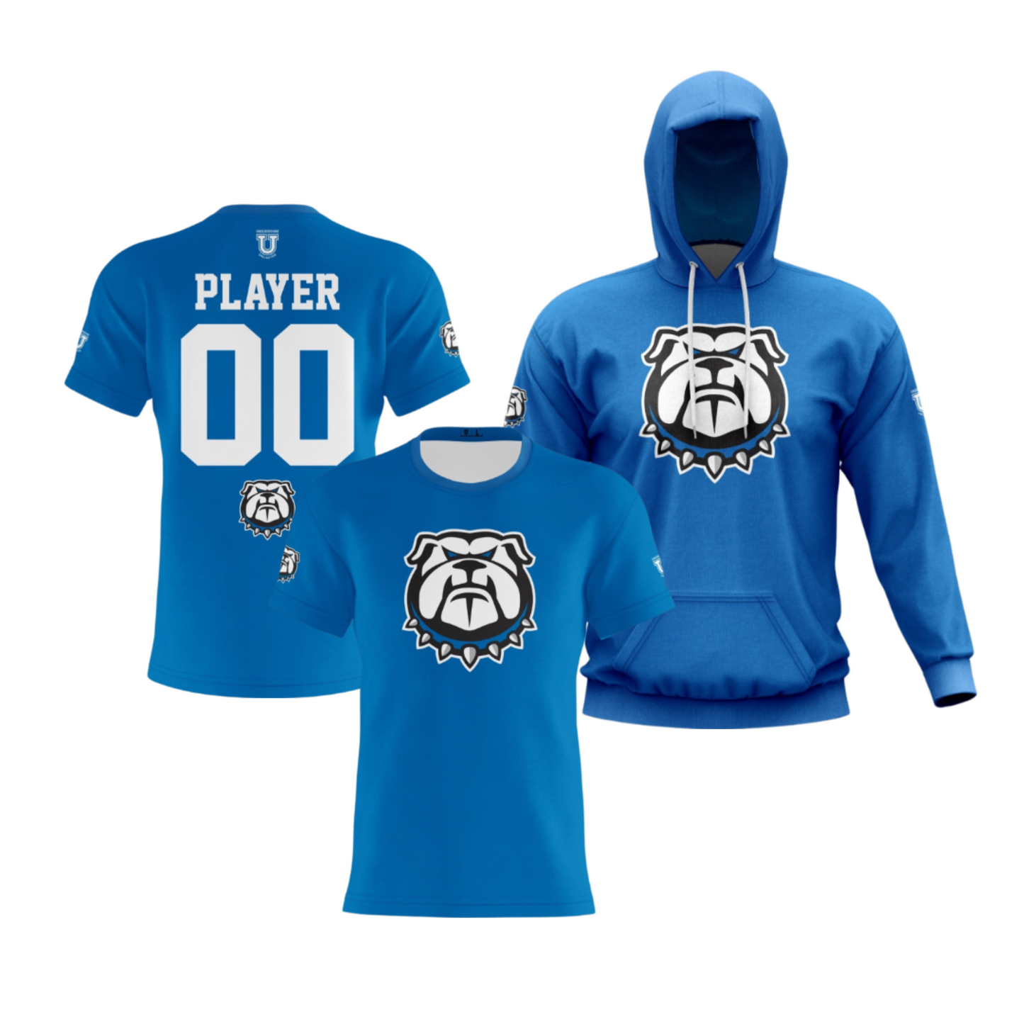 North Caroline Performance Apparel ~ Bulldogs {Blue}