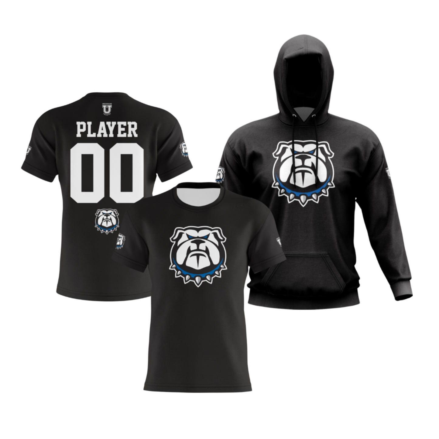 North Caroline Performance Apparel ~ Bulldogs {Black}