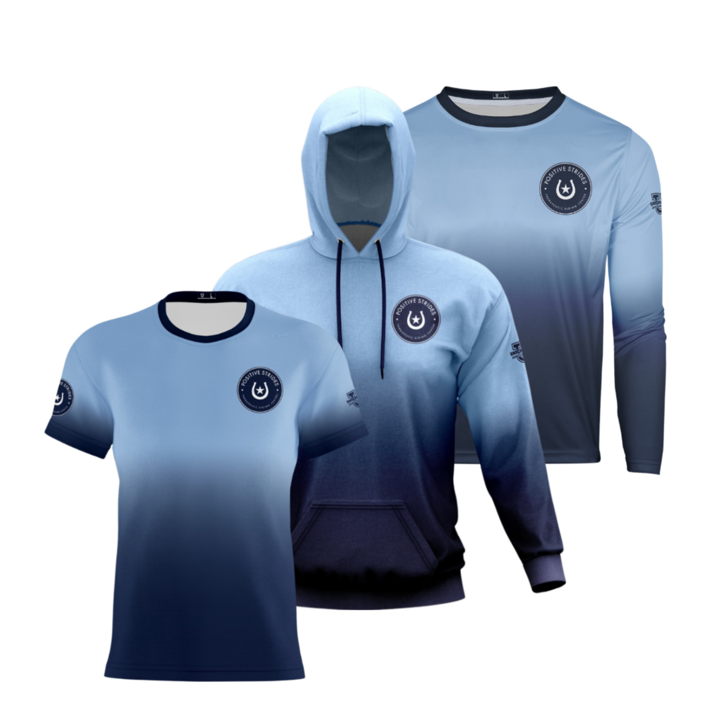 Positive Strides Performance Apparel ~ Ombre Fade Collection