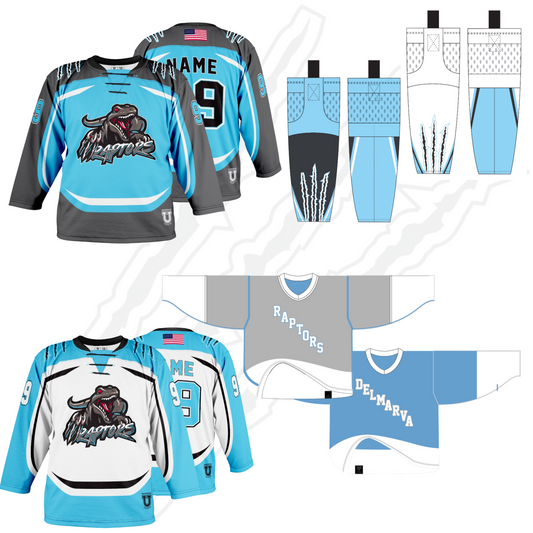 Delmarva Raptors Player Uniform Bundle {WITHOUT Shells}