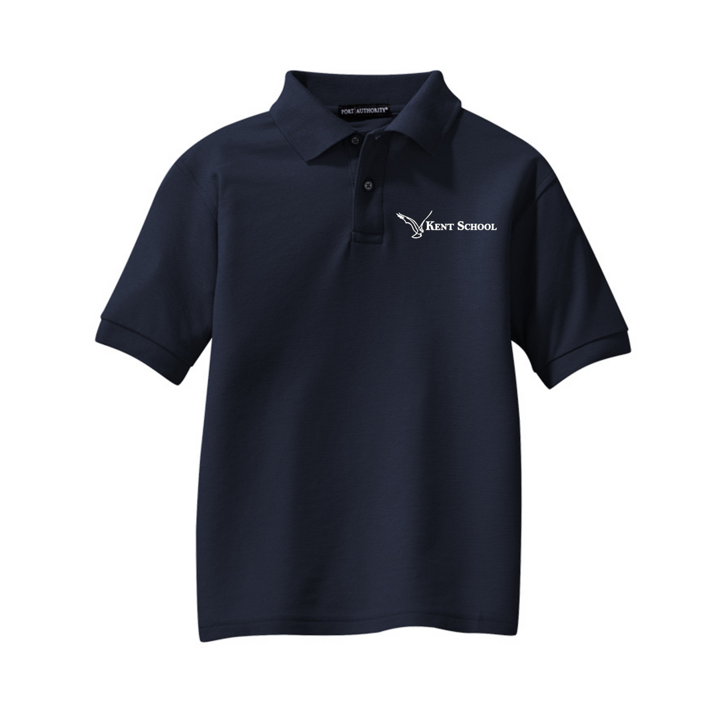 Youth Embroidered Kent School Silk Touch™ Polo ~ 4 color options