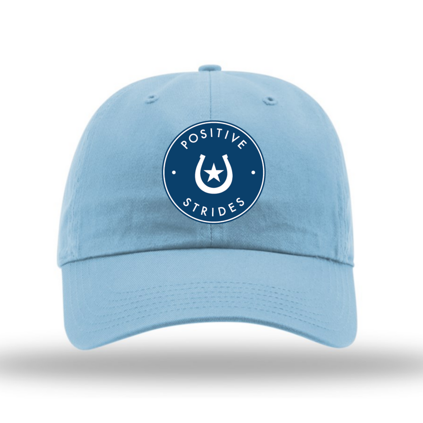 Positive Strides Embroidered Hat ~ Columbia Blue "Dad Hat"