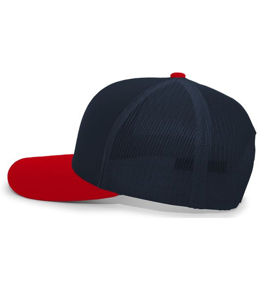 Revolution Logo Embroidered Hat ~ Red/Navy (SnapBack)