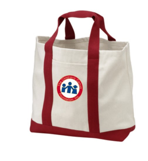 CCF Embroidered Ideal Twill Two-Tone Shopping Tote