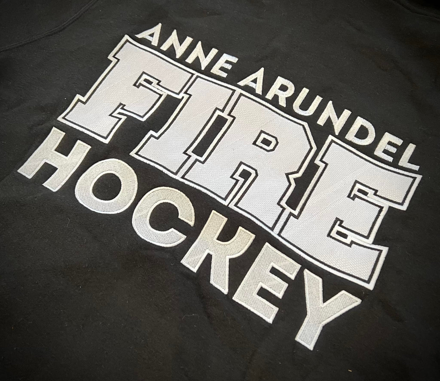 AACOFD Pickheads Ice Hockey Embroidered Cotton Hoodie