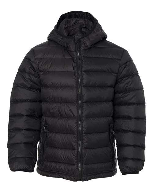Oak Crest Youth 32 Degrees Packable Hooded Down Jacket ~ Black
