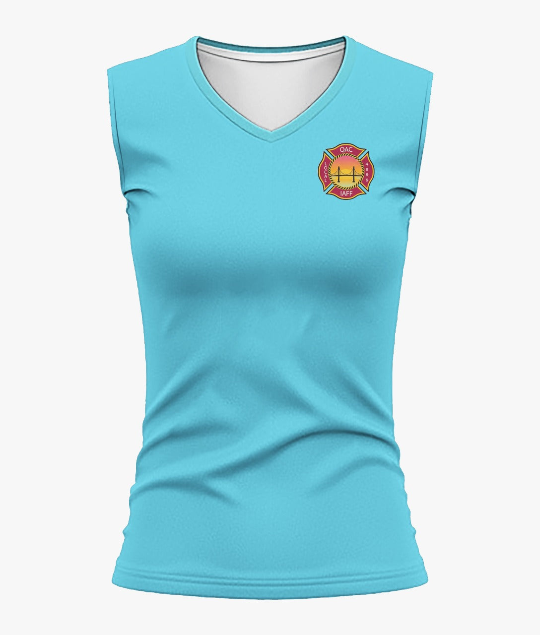 Women's Local 4886 Island Time Dri Tech Sleeveless Tank Top