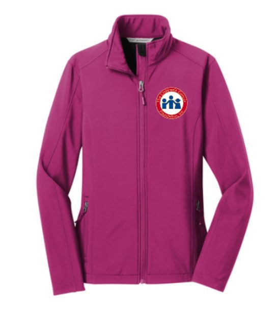 CCF Embroidered Core Soft Shell Jacket ~ Women's