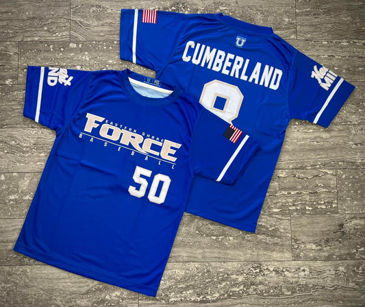 Eastern Shore Force Air Mesh Game Day Jersey ~ Blue