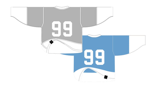 Delmarva Raptors Official Reversible Practice Jersey - Blue/Grey