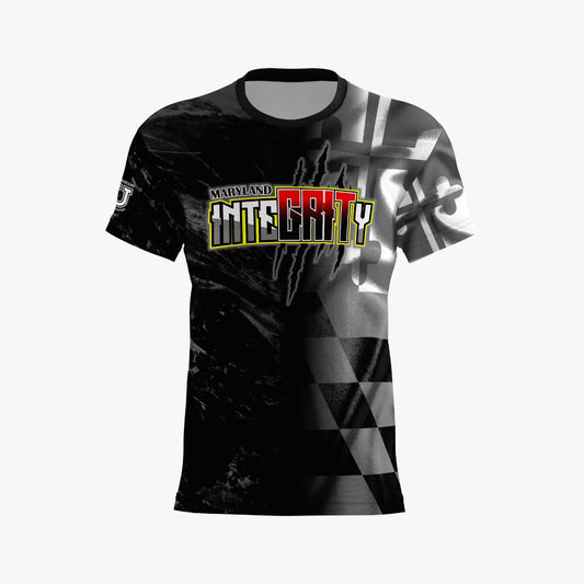 UU MD Integrity Performance Dri Tech Shirt ~ Black Flag Fade