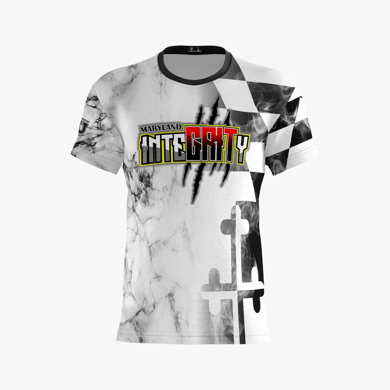 UU MD Integrity Performance Dri Tech Shirt ~ White Marble Fade