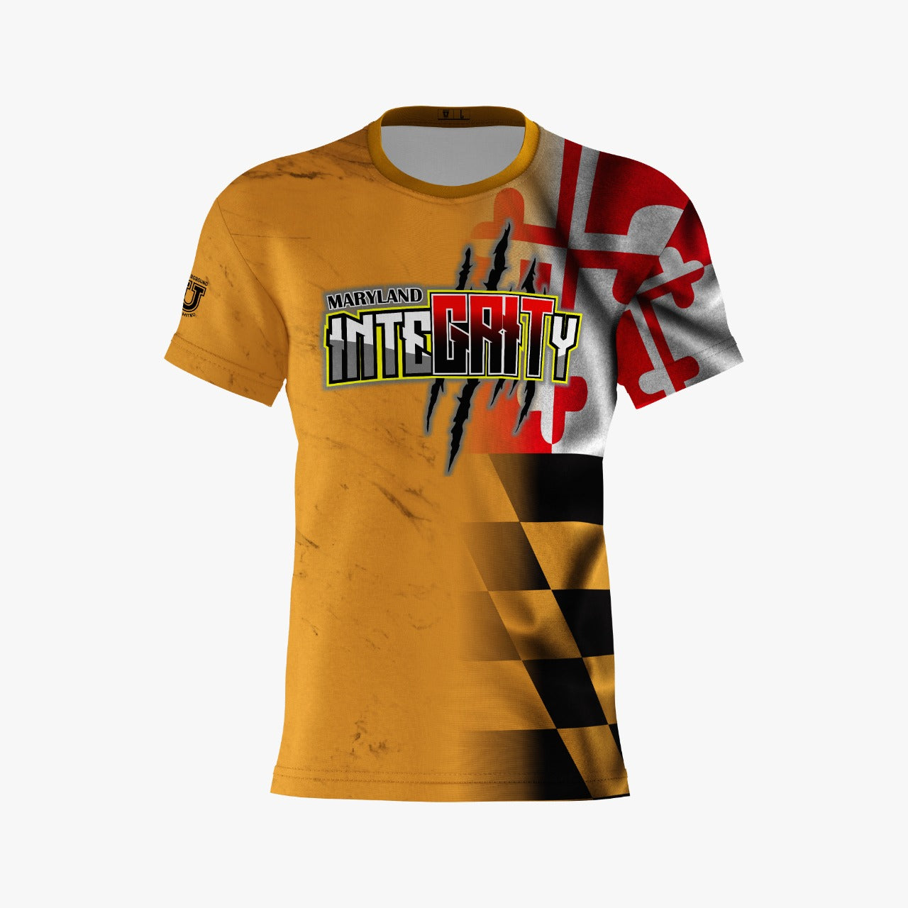 UU MD Integrity Performance Dri Tech Shirt ~ Yellow Flag Fade