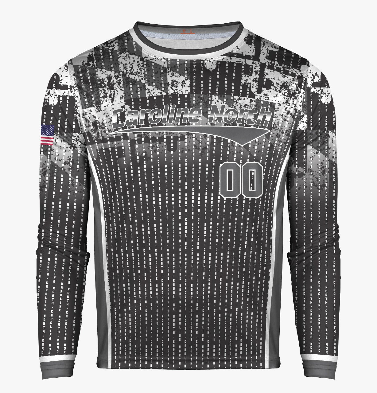 Caroline North Men's Long Sleeve UPF 30+ Fan Jersey **Customizable**