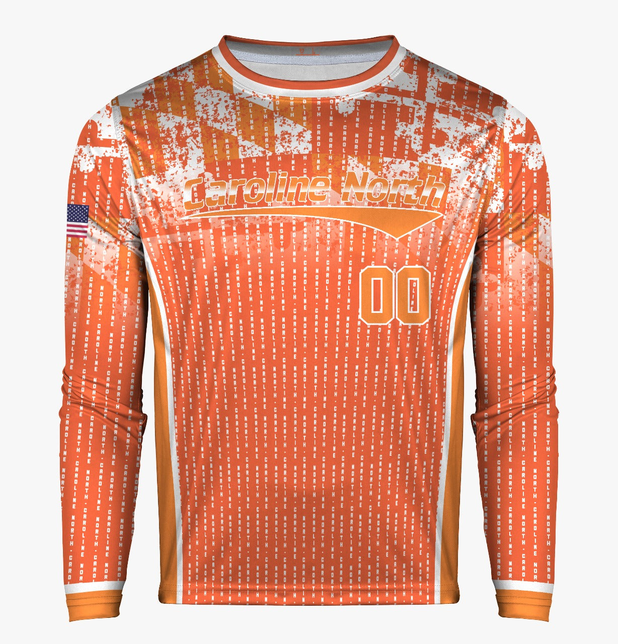 Caroline North Men's Long Sleeve UPF 30+ Fan Jersey **Customizable**