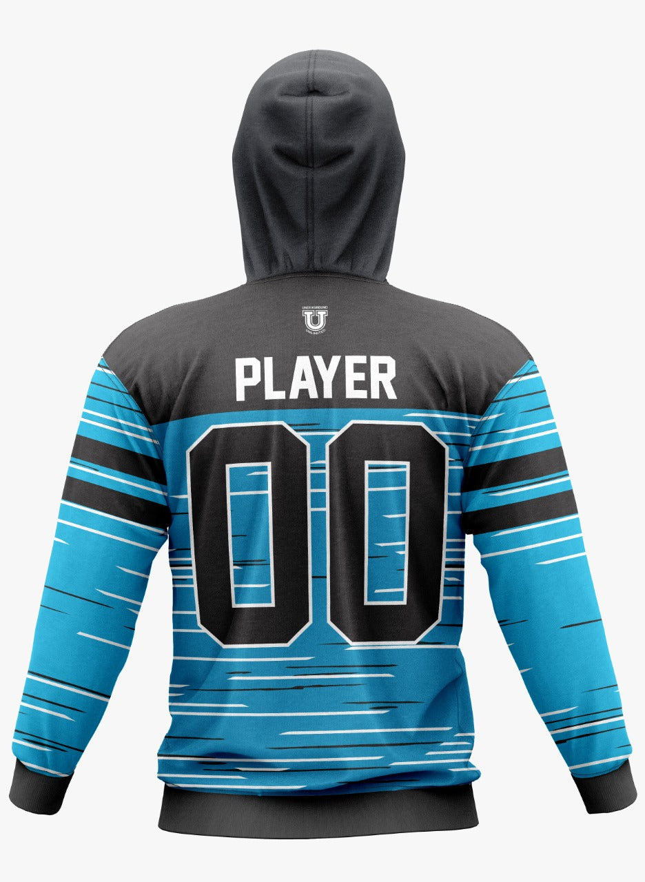 Raptors Performance Hoodie ~ Raptor's Linear Blue (NEW Color formulated to match jersey)