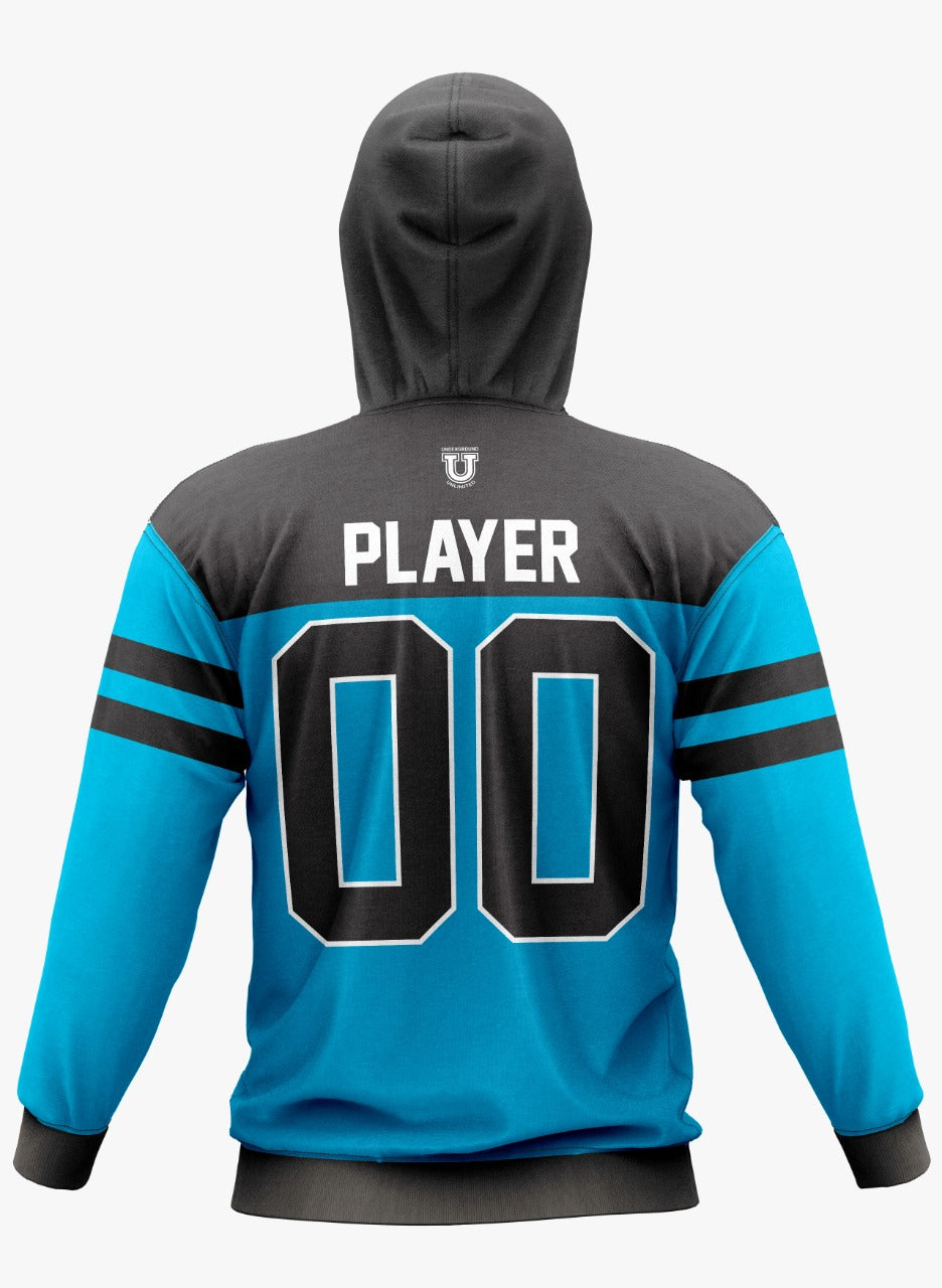 Raptors Performance Hoodie ~ Raptor's Blue with Graphite (NEW Color formulated to match jersey)