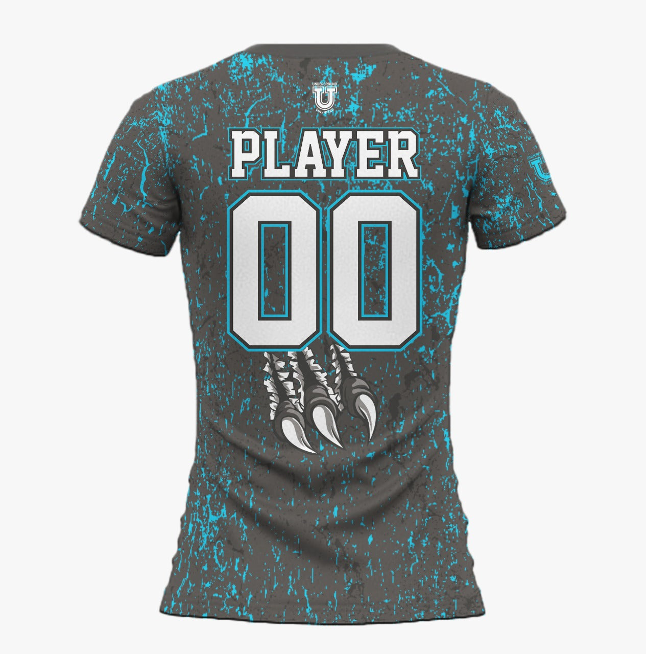 Raptors Dri Tech T-Shirt ~ Digital Blue Splatter