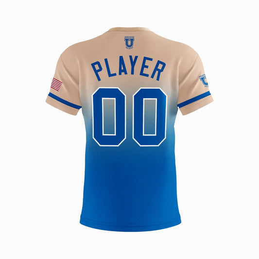 Eastern Shore Force Performance Dri Tech Shirt ~ Force Blue to Gold Fade