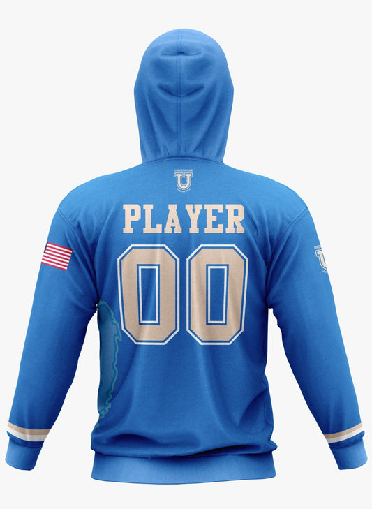 Eastern Shore Force Performance Hoodie ~ Force Blue Delmarva Fade