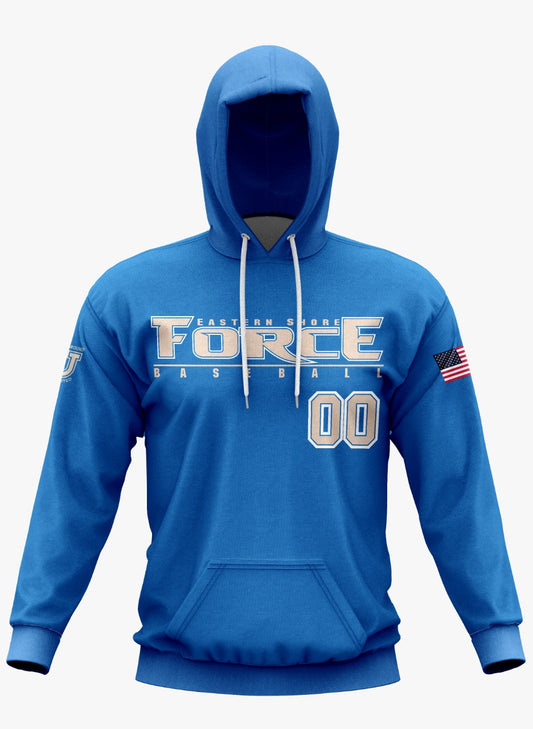 Eastern Shore Force Performance Hoodie ~ Force Blue
