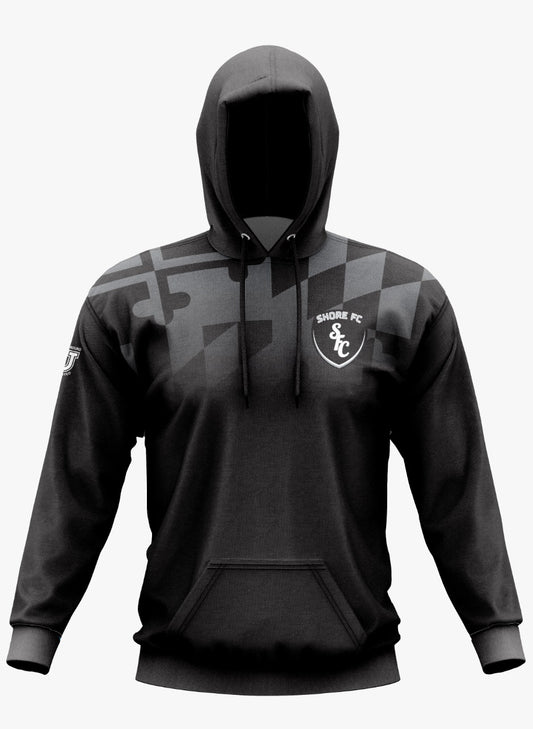 Shore FC Performance Hoodie ~ MD Flag Top Fade To Black