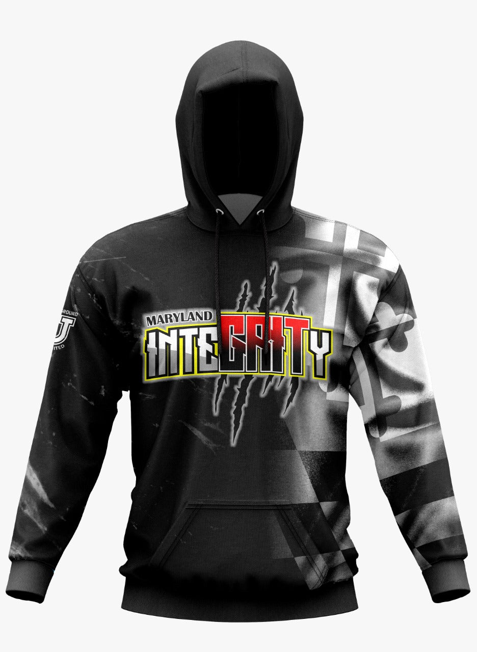 UU MD Integrity Performance Hoodie ~ Black Flag Fade