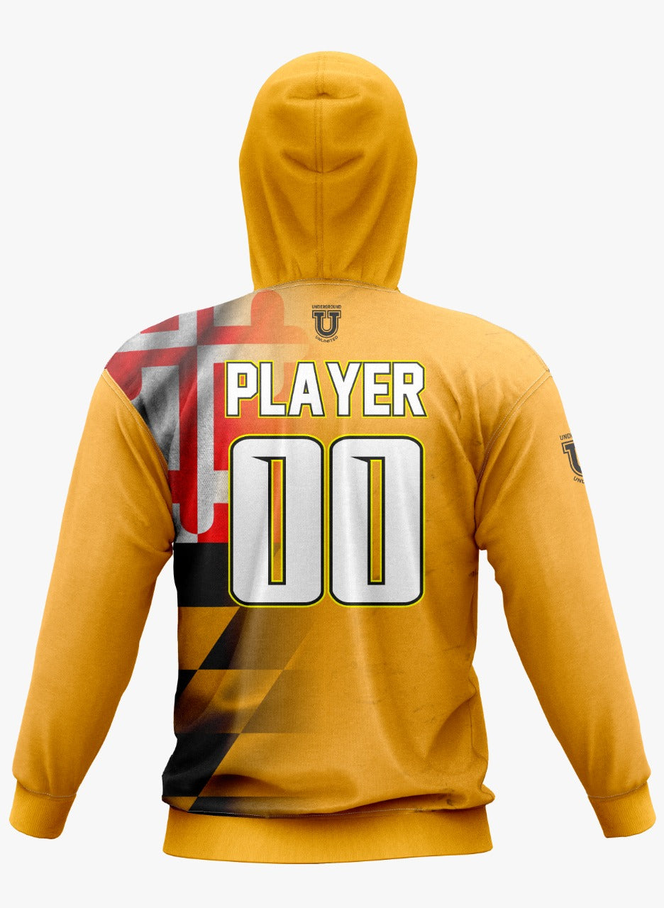UU MD Integrity Performance Hoodie ~ Yellow Flag Fade