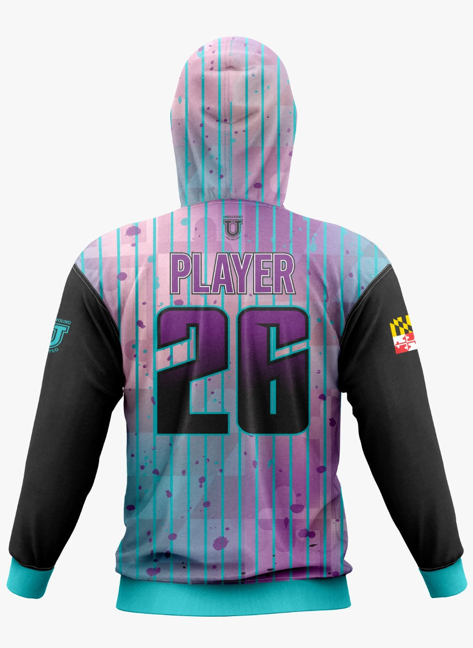 UU MD Integrity Performance Hoodie ~ Mrytle MD Stripe Fade