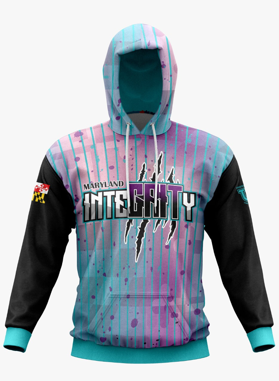 UU MD Integrity Performance Hoodie ~ Mrytle MD Stripe Fade
