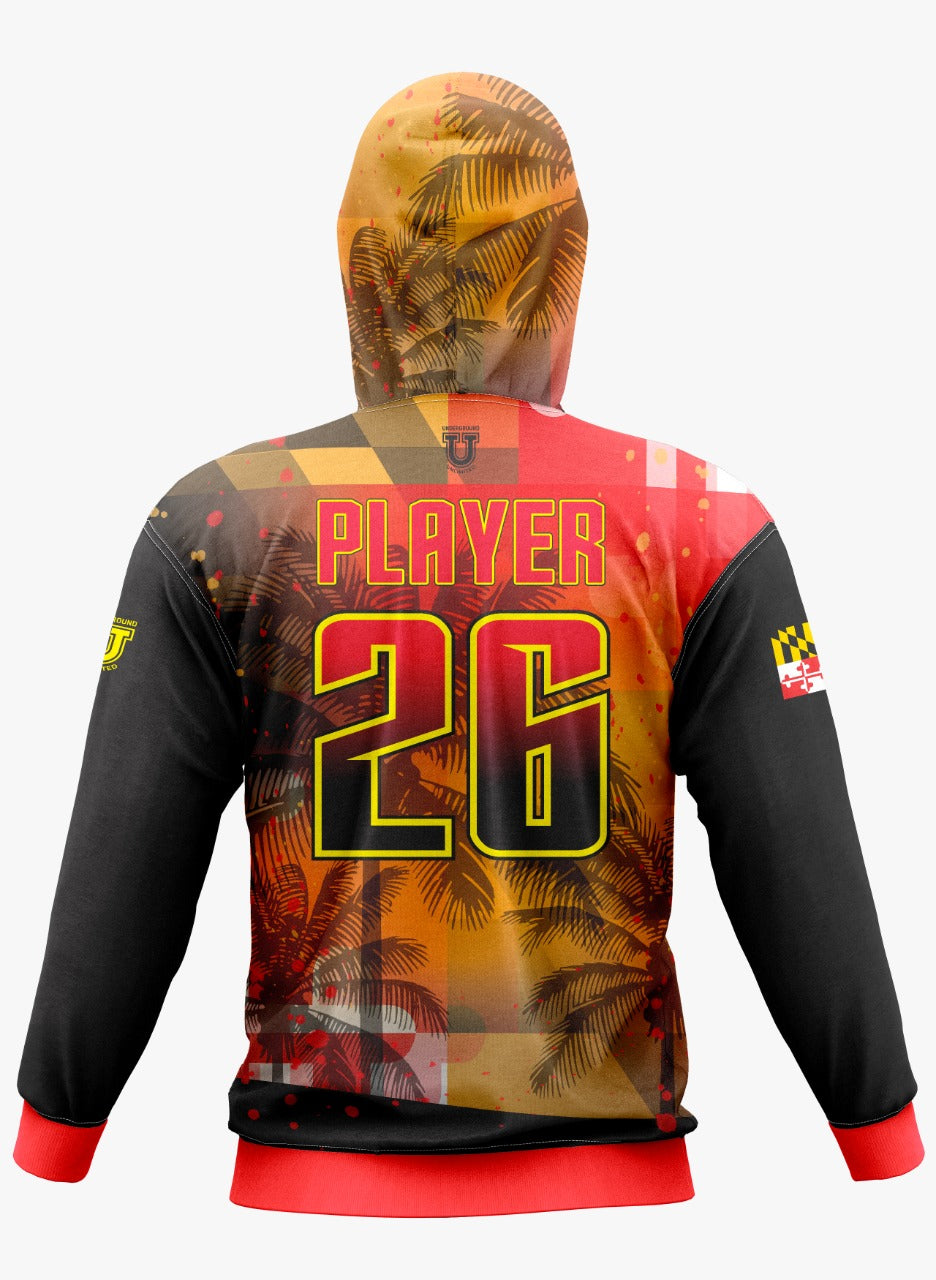 UU MD Integrity Performance Hoodie ~ Palm Trees and MD