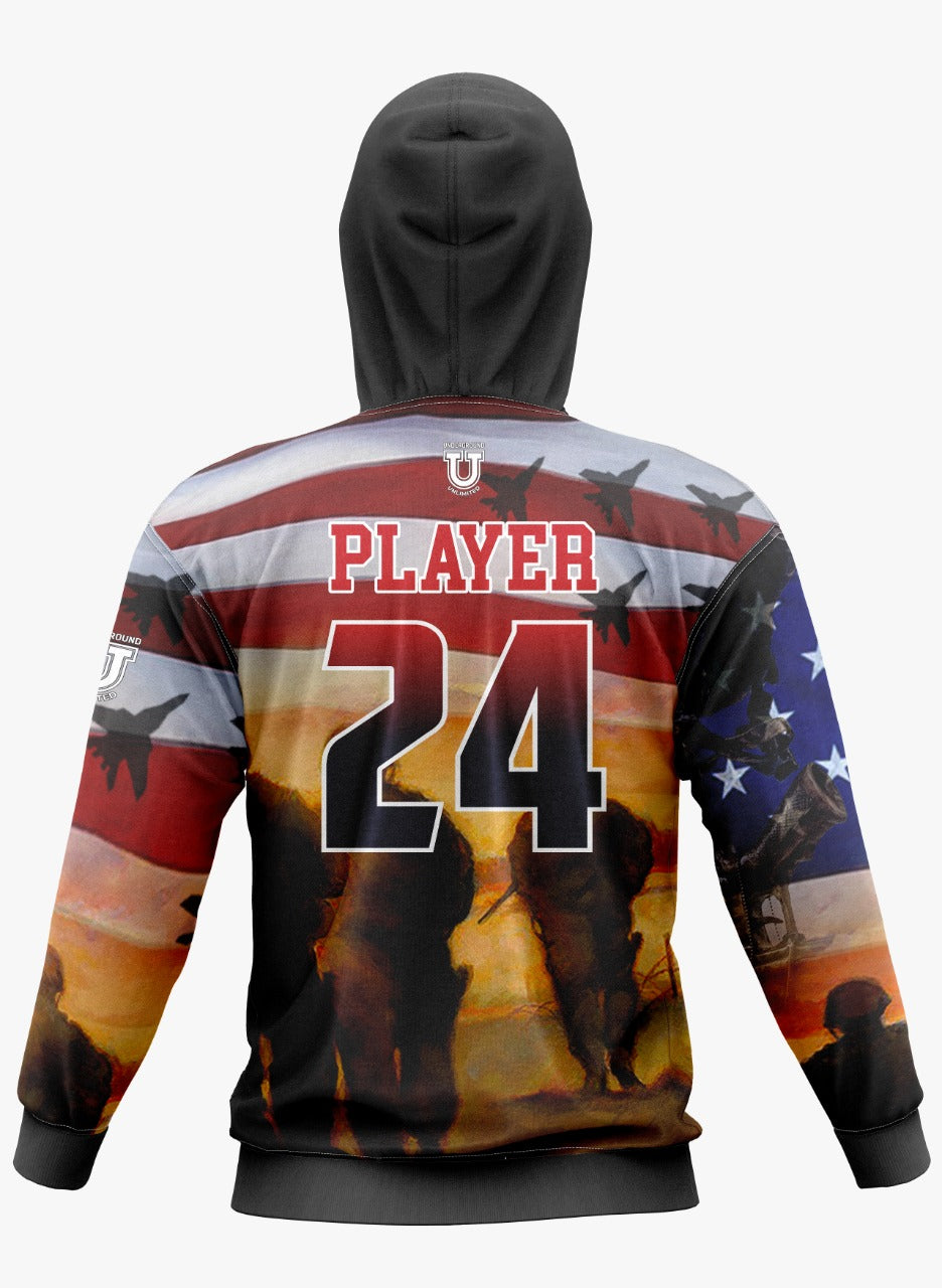 UU MD Integrity Performance Hoodie ~ Salute to the Military