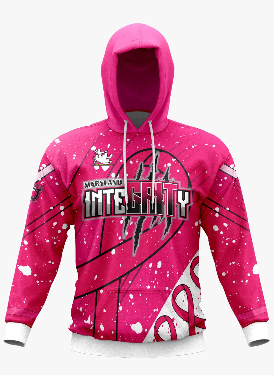 UU MD Integrity Performance Hoodie ~ Pink Breast Cancer 2022