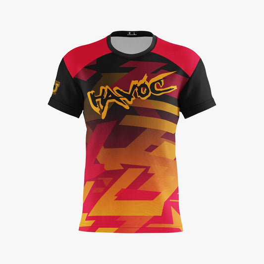 Havoc Performance Dri Tech Shirt ~ Geometric Pattern Fade