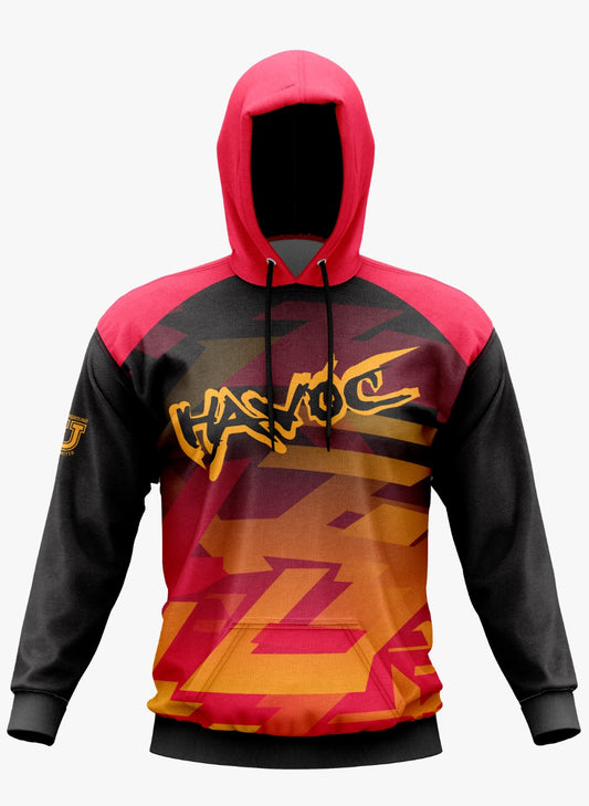 Havoc Performance Hoodie ~ Geometric Pattern Fade