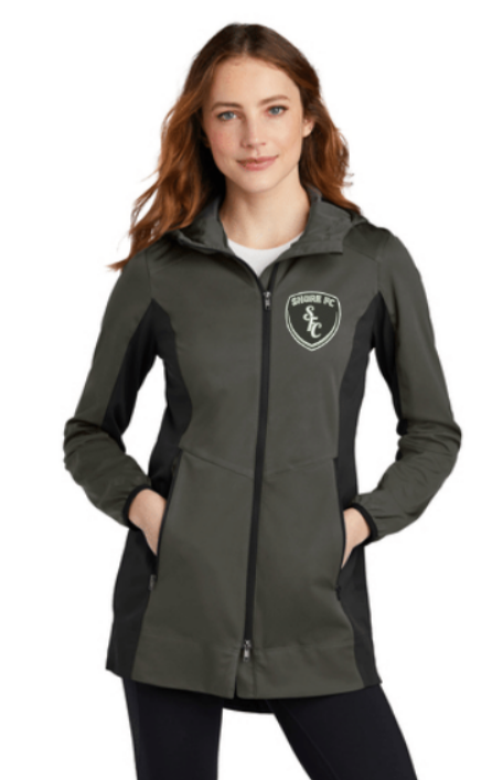 Shore FC Ladies Active Hooded Soft Shell Jacket
