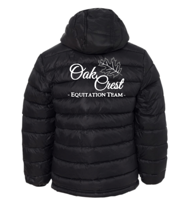 Oak Crest Youth 32 Degrees Packable Hooded Down Jacket ~ Black