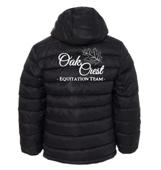 Oak Crest Youth 32 Degrees Packable Hooded Down Jacket ~ Black