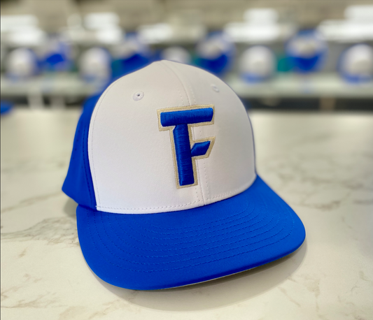 Eastern Shore Force Logo Embroidered Hat ~ White/Royal Game Day Hat