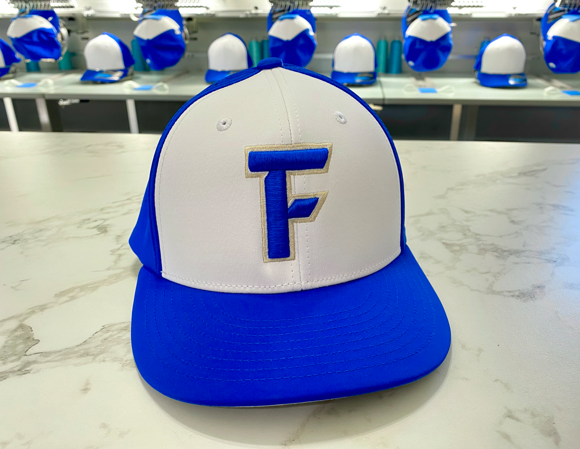 Eastern Shore Force Logo Embroidered Hat ~ White/Royal Game Day Hat