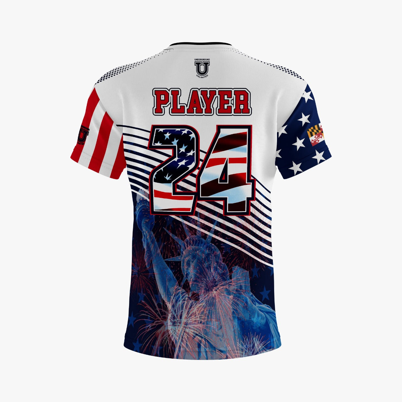 UU MD Integrity Performance Dri Tech Shirt ~ Patriotism and Liberty