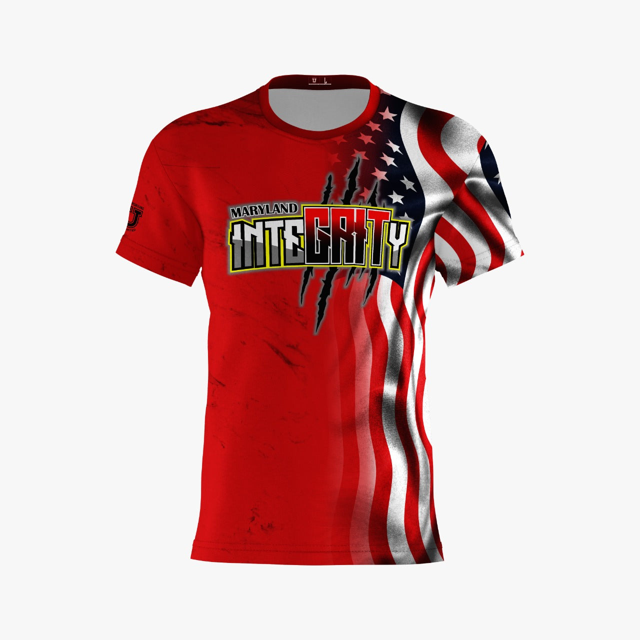 UU MD Integrity Performance Dri Tech Shirt ~ USA Red Fade