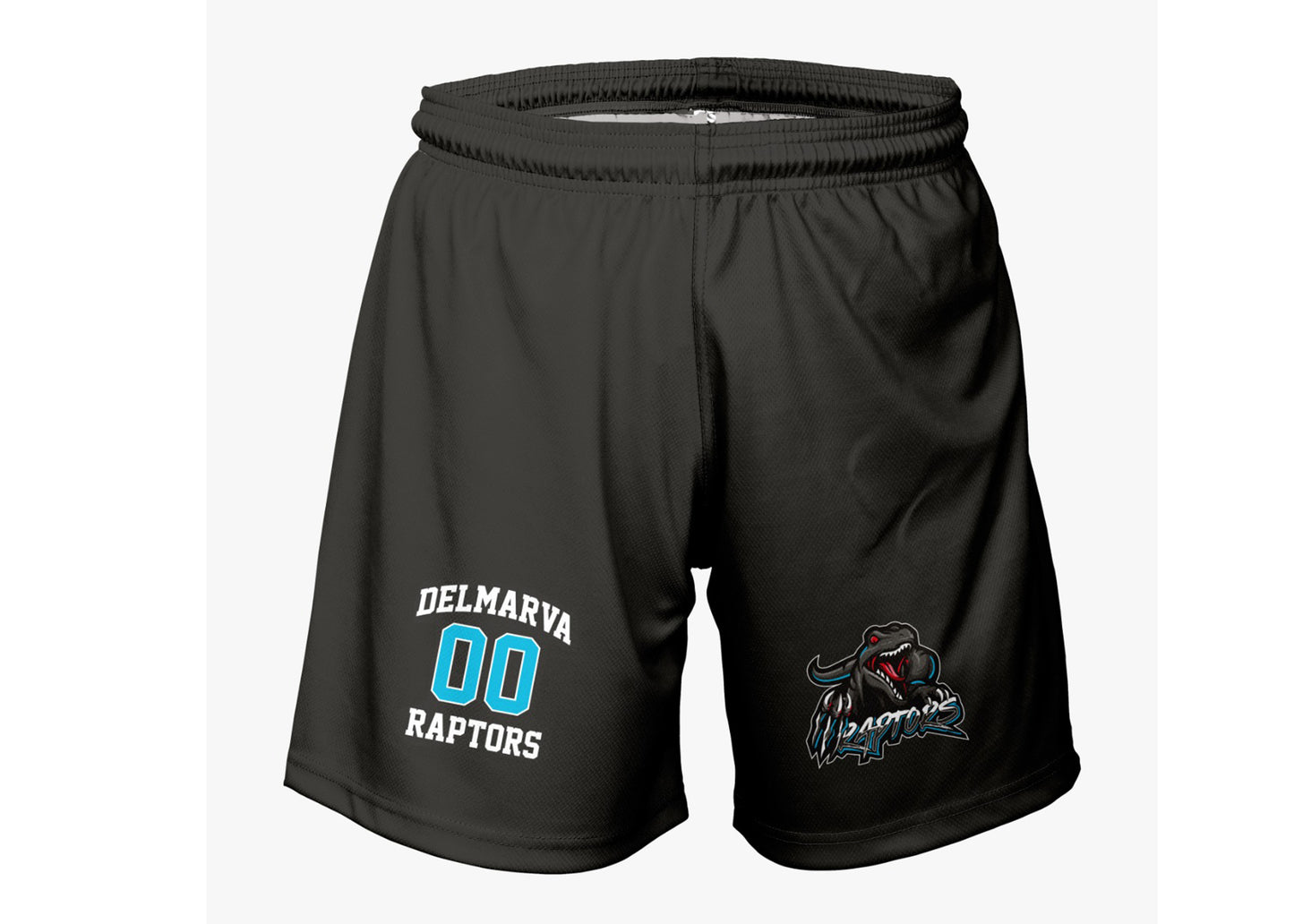 Raptors Dri Tech Stretch Training Shorts ~ All Black