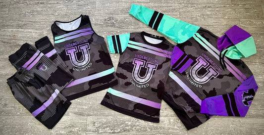 Women’s Underground Performance Dri Tech Short Sleeve Shirt ~ Black Digital Flo