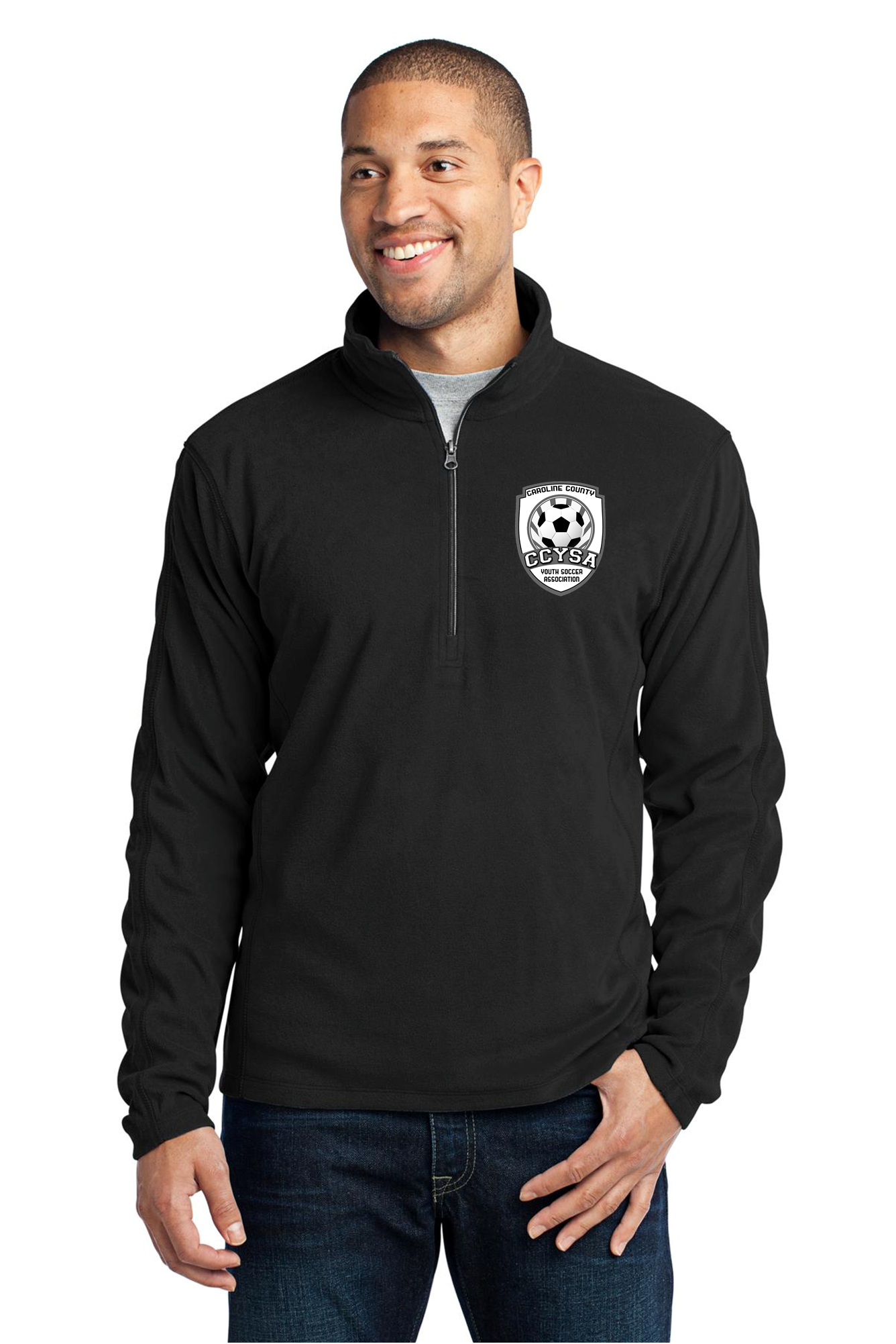 CCYSA Embroidered 1/4 zip Fleece Pullover