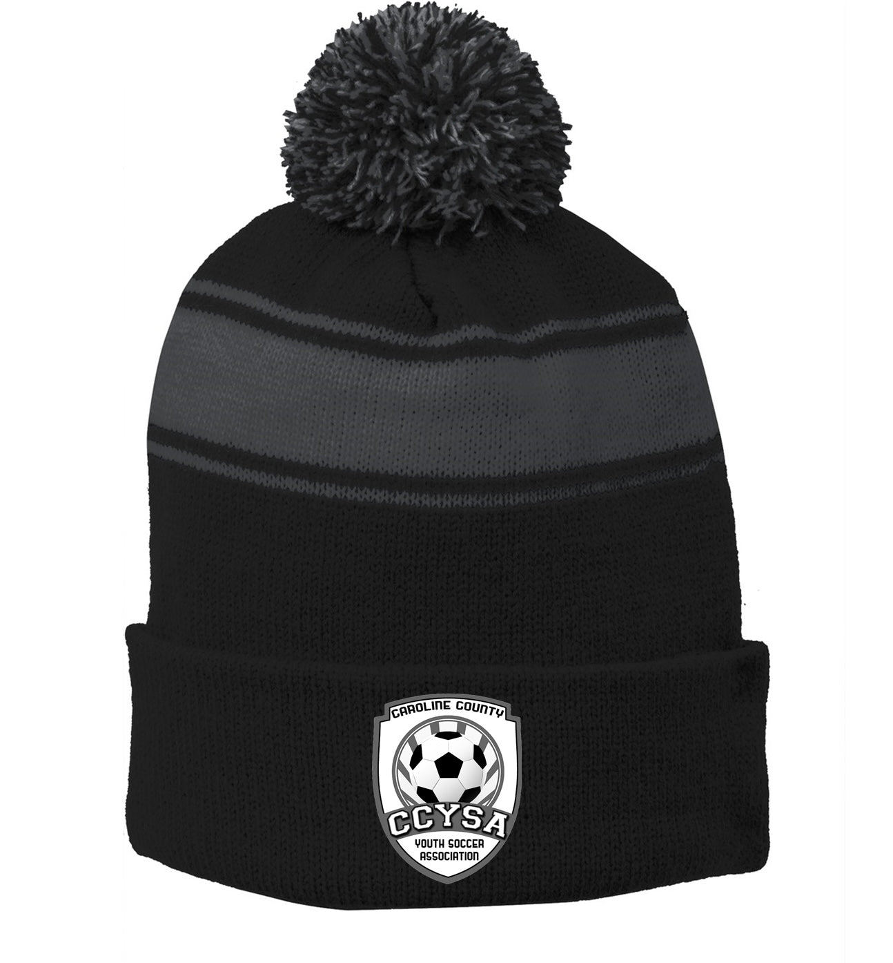 CCYSA Embroidered Pom Beanie