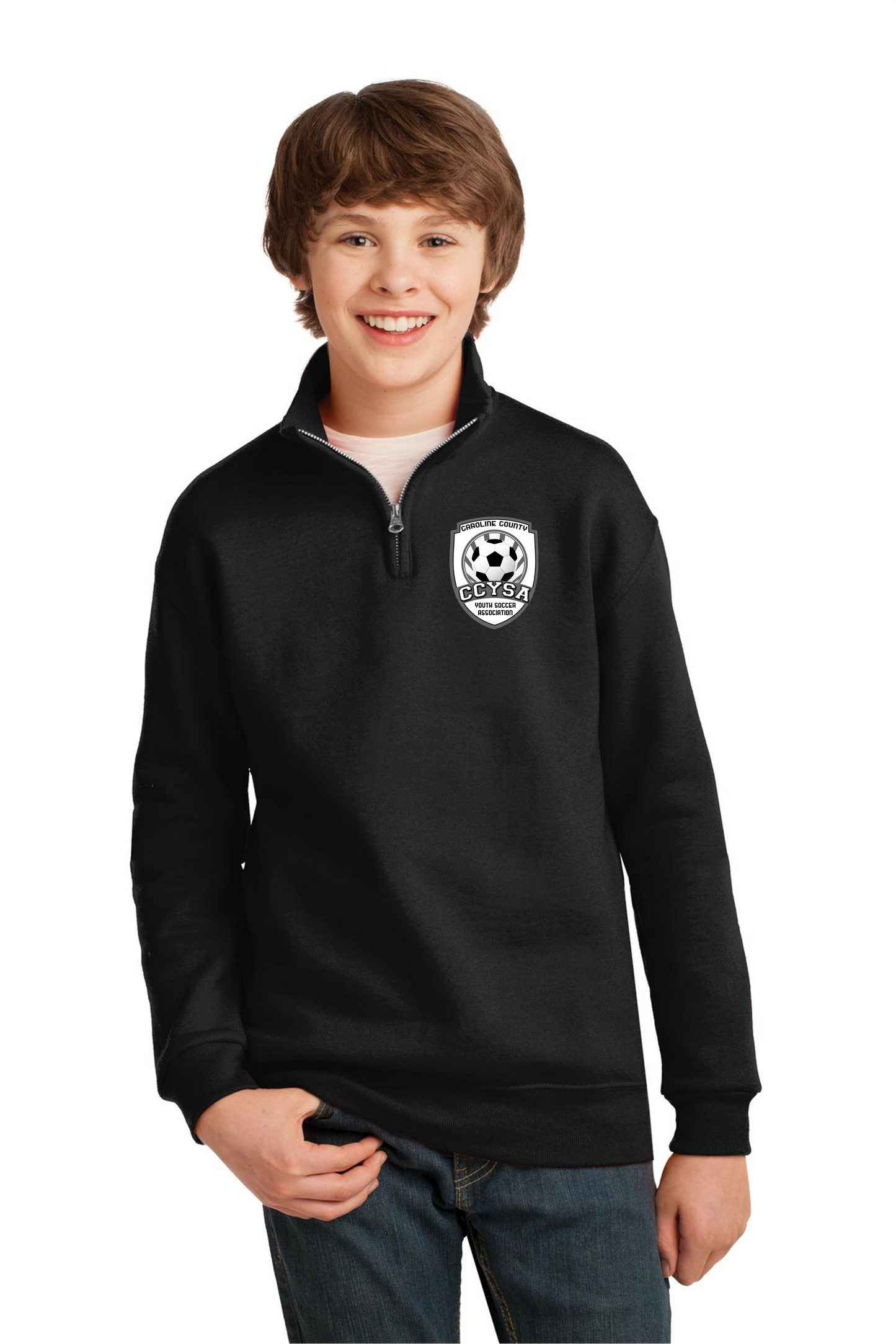 CCYSA Embroidered 1/4 zip Fleece Pullover